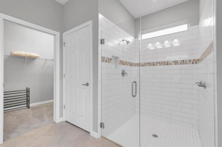 Enlarged shower-primary bath