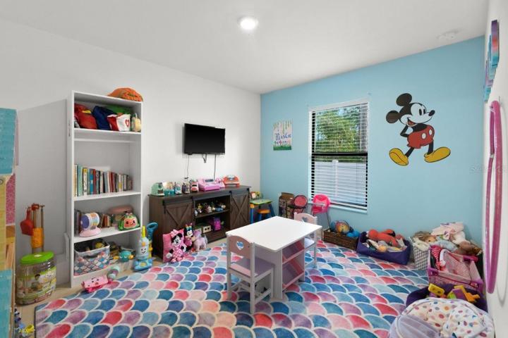 Guest bedroom #4 that can be used as an office or a home gym!