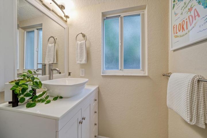 Window in bathroom adds natural light :)