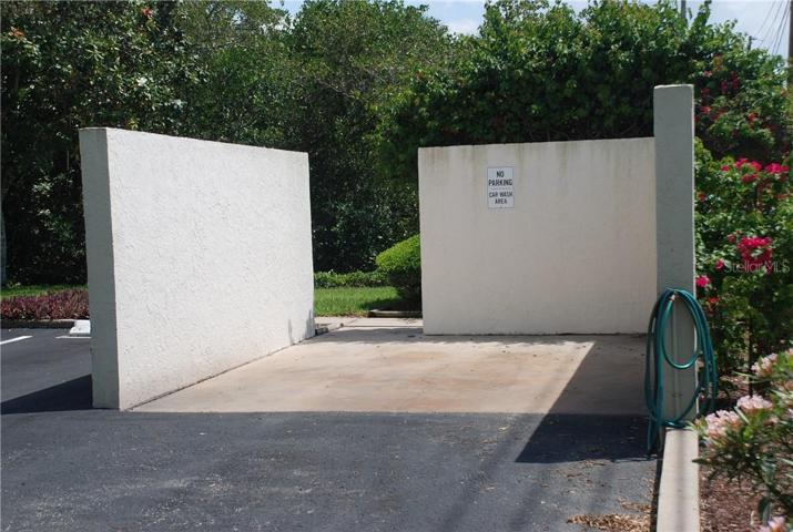 Resident car wash area