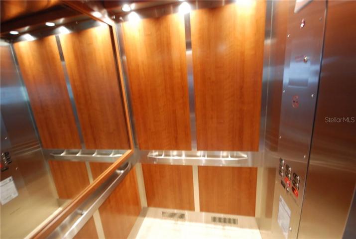 Updated elevator interior