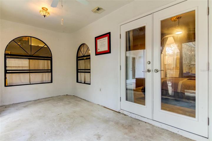 Great for a master suite reading room,  exercise area, plant sanctuary...