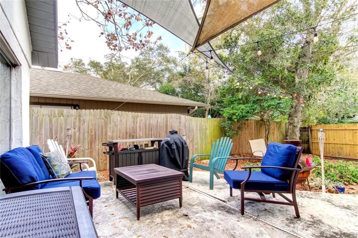 Private patio