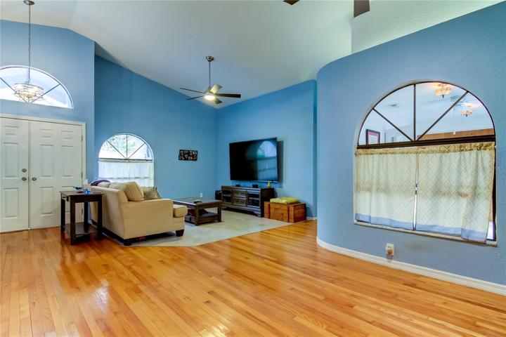 High ceilings for a massive living feel
