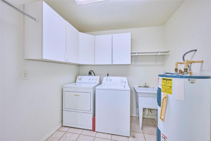 Laundry room located just off of kitchen