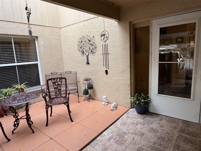 Courtyard with view of Front Unt Entrance