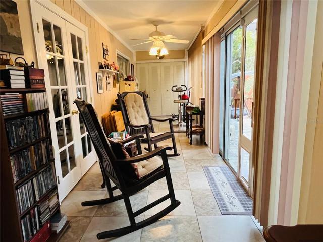 Enclosed AC Back Lanai with facing the Backyard