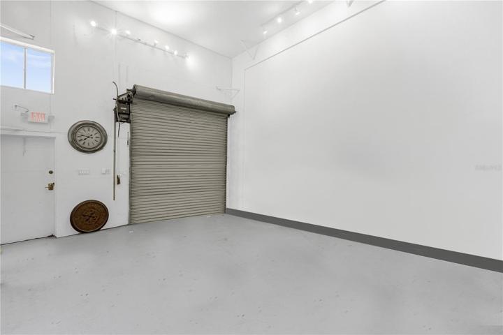 vehicle stored in the warehouse removed digitally to show space