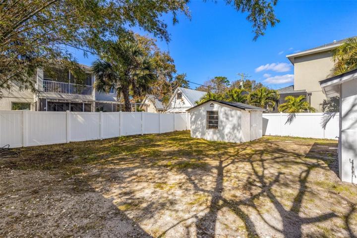 Backyard & Storage building