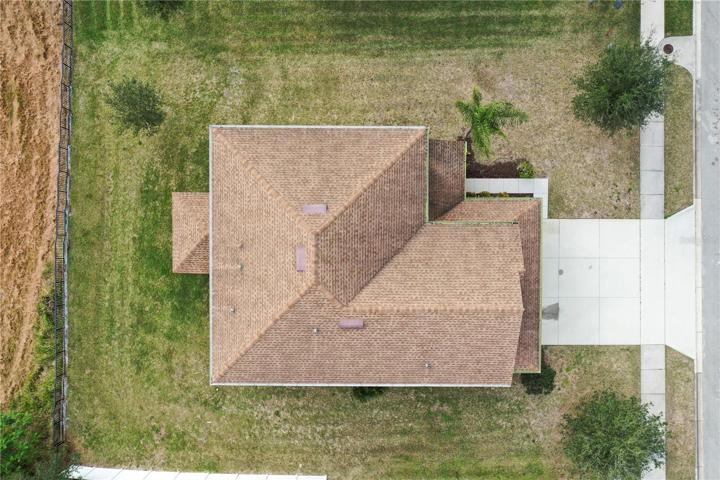 Aerial Drone Roof View