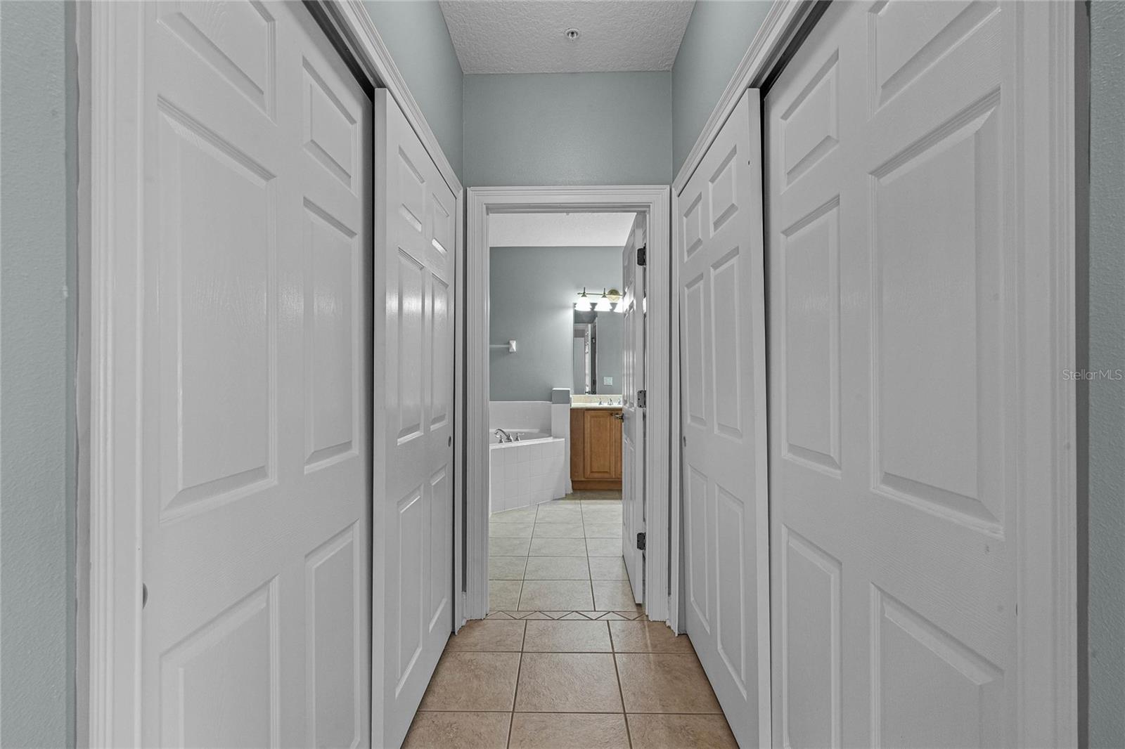 His and her's walk in closets