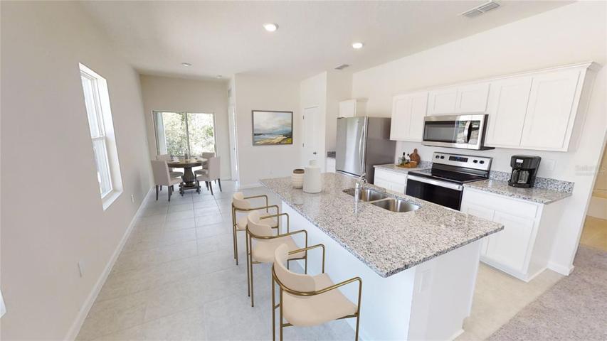 Virtually Staged kitchen