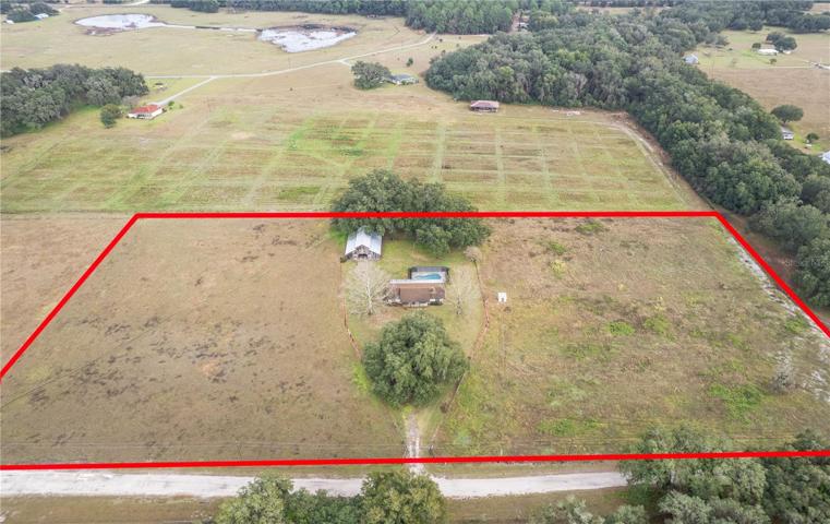 Aerial with estimated property lines