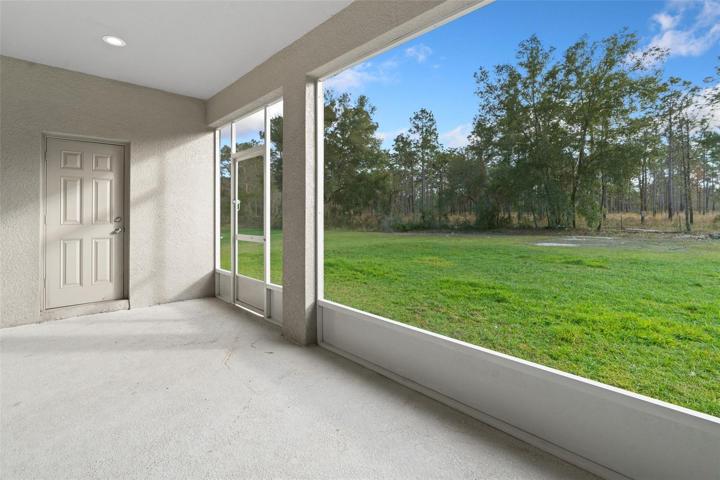 Screened in to enjoy outdoors comfortably