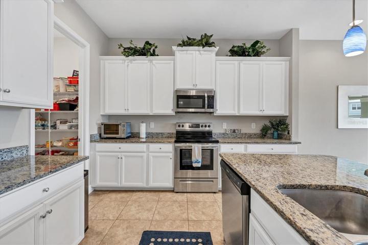 Plenty of cabinets for ample storage