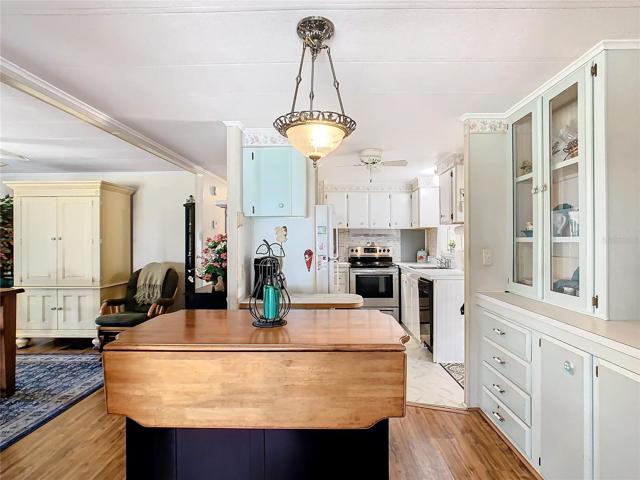 View into the kitchen