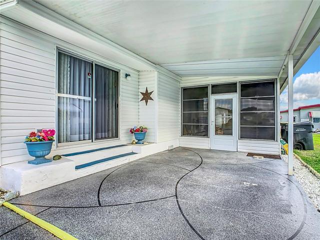Driveway, carport and Florida room