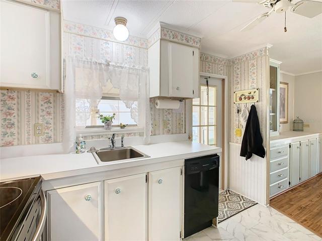 Kitchen and door to Florida room