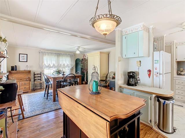 Kitchen and dining room