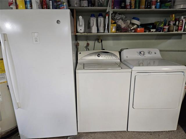 Washer, Dryer, Freezer