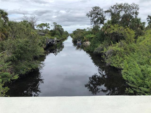 View from bridge of Markham Waterway