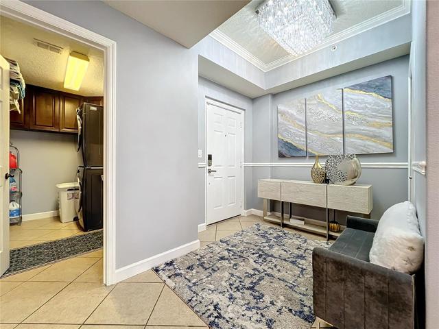 Front door entry laundry room