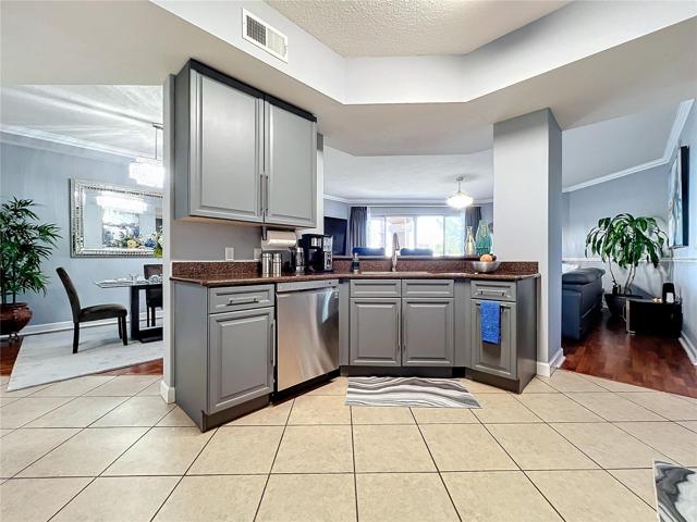 Open concept kitchen
