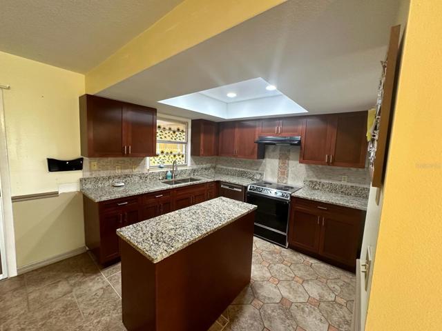 Remodeled Kitchen with Granite Countertops