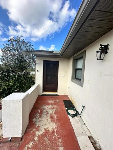 Front Door Walkway With Doorbell Camera