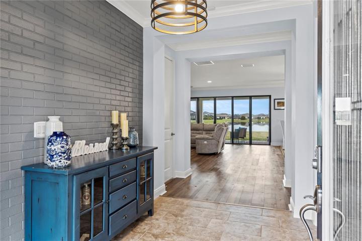 Welcoming foyer into the inviting living area