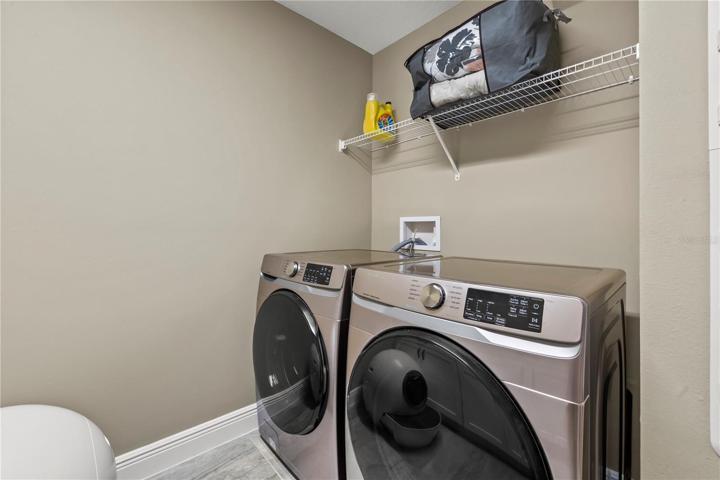 Upstair laundry room