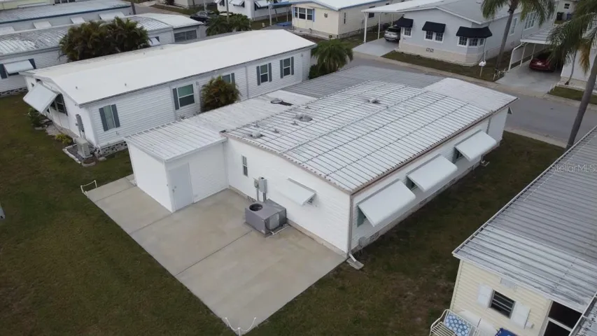 Aerial photo of property and surrounding lots