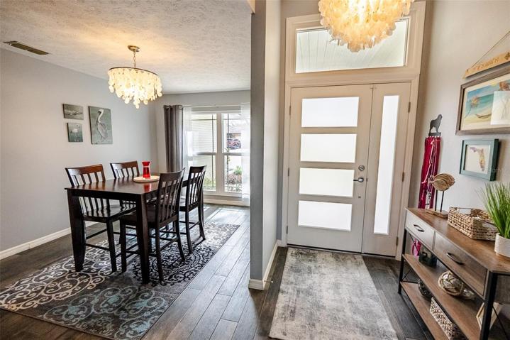 View toward front door