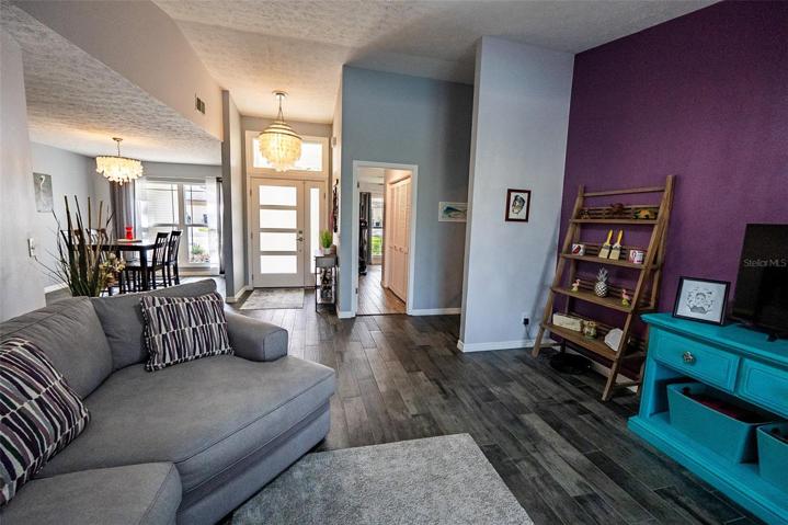 View toward front door
