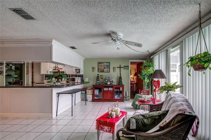 living area to 3rd bedroom
