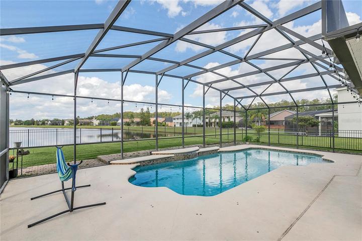 pool enclosed with new screen