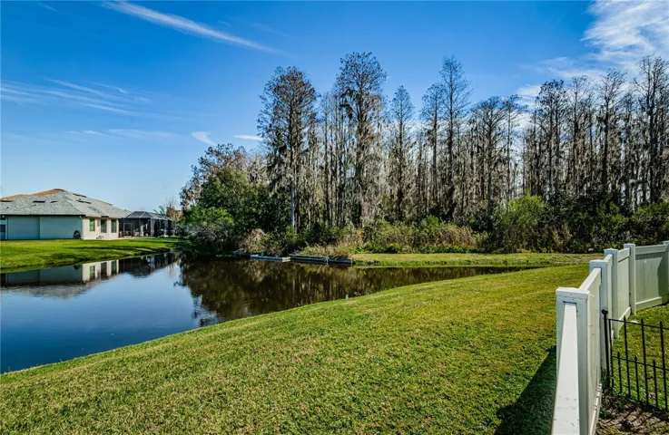Conservation & view of      peaceful pond