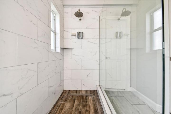 Huge shower in master bath