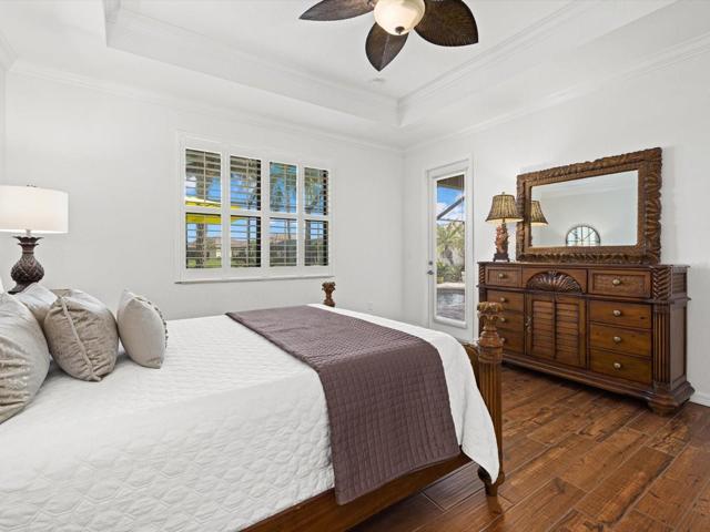 Primary Bedroom with a private door to the Lanai