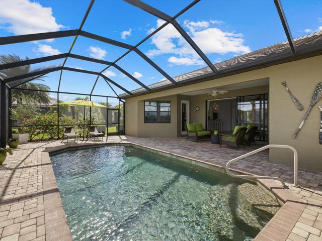 Large screened-in lanai