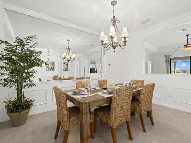 Dining Room with Mirrors