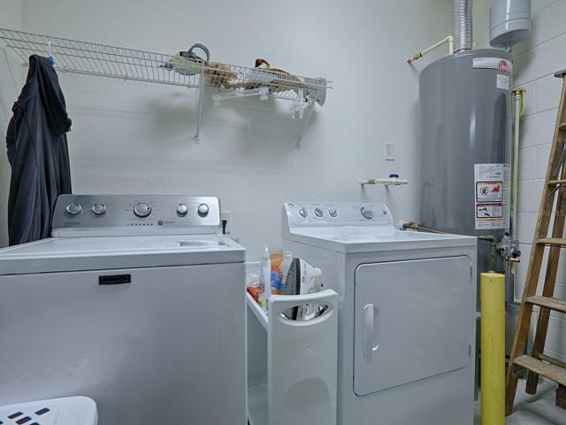 Laundry in Garage