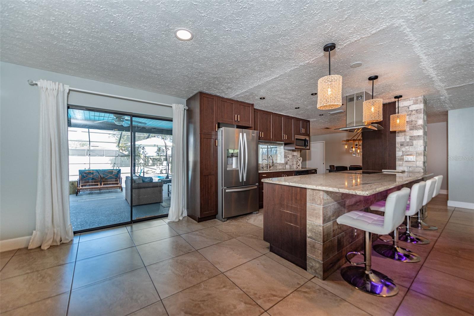 Kitchen to patio