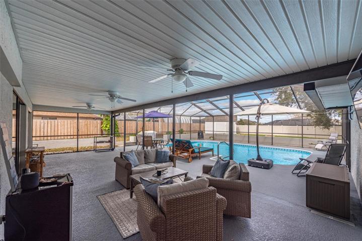 Large patio