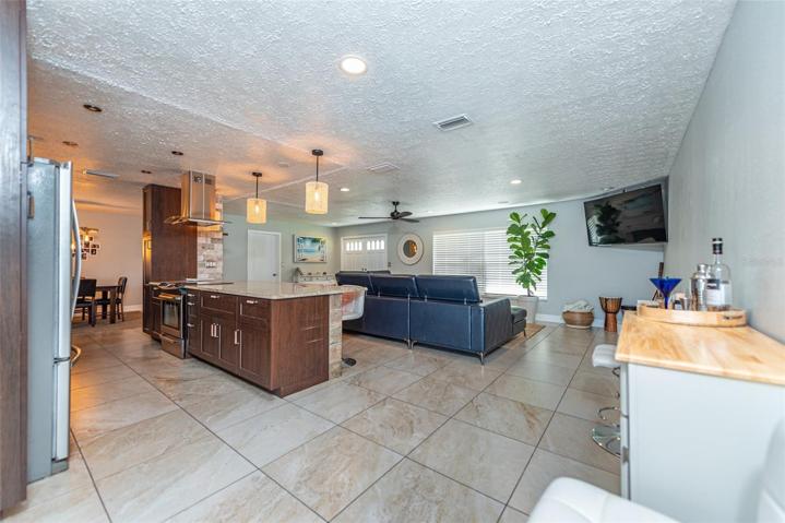 Kitchen from Patio doors