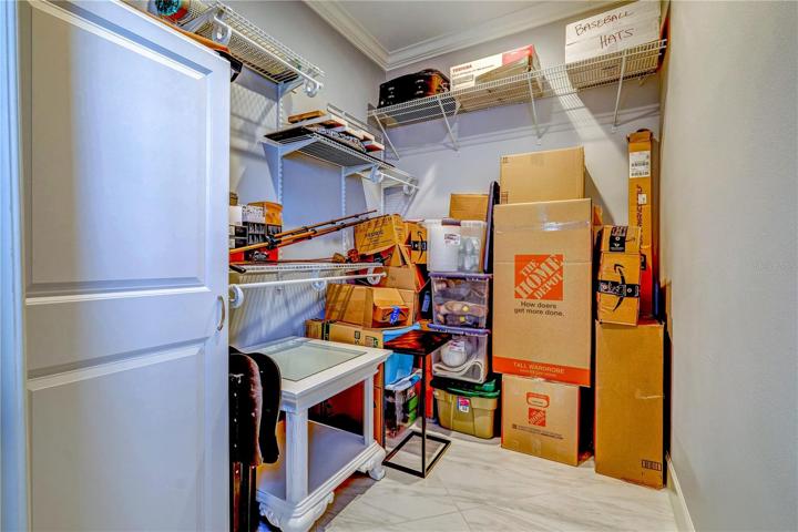 Storage room off the HUGE bonus room!