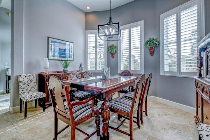 Beautiful area to dine formally or casually!