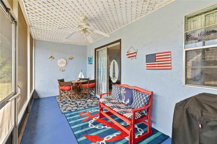 Rear Screened Porch