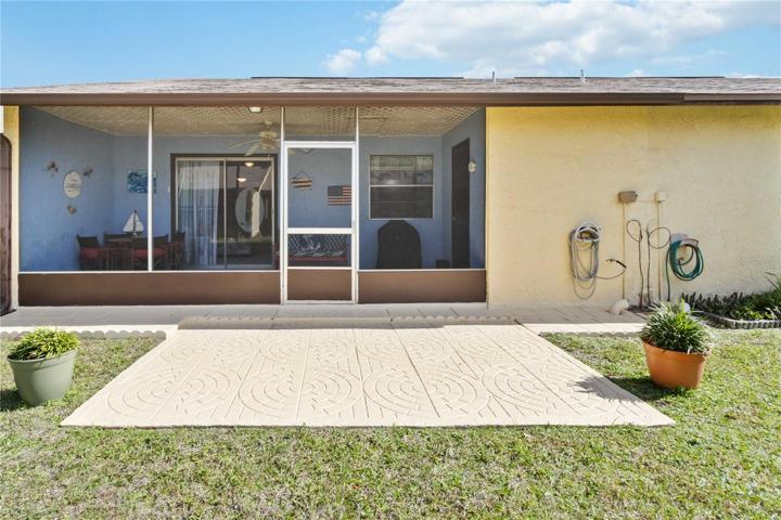 Rear Patio/Screened Porch