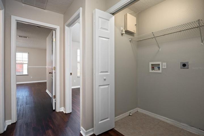 Upstairs Laundry Closet